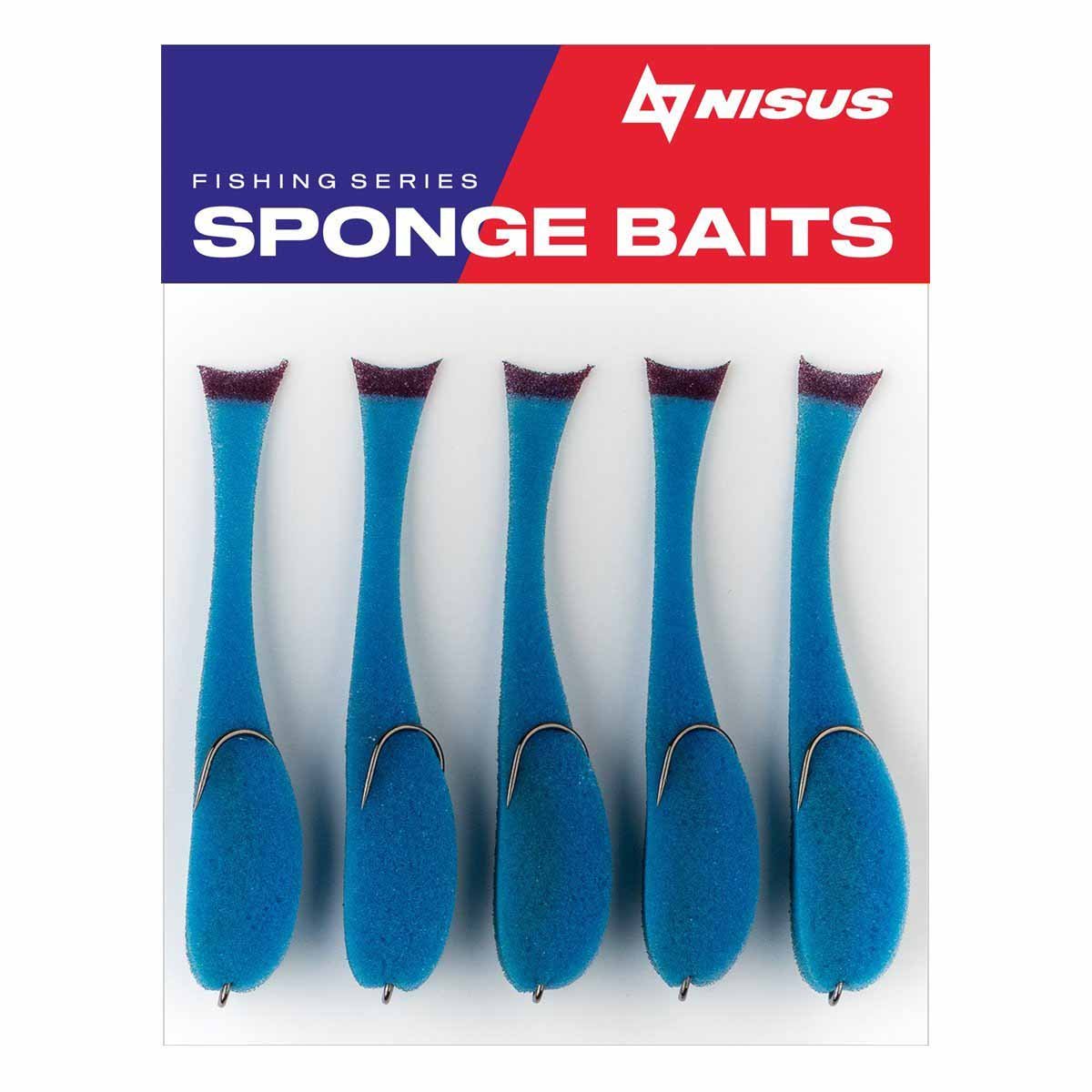 Nisus 4.5 inch Sponge Bait Fishing Lure, pack of 5 – TONAREX
