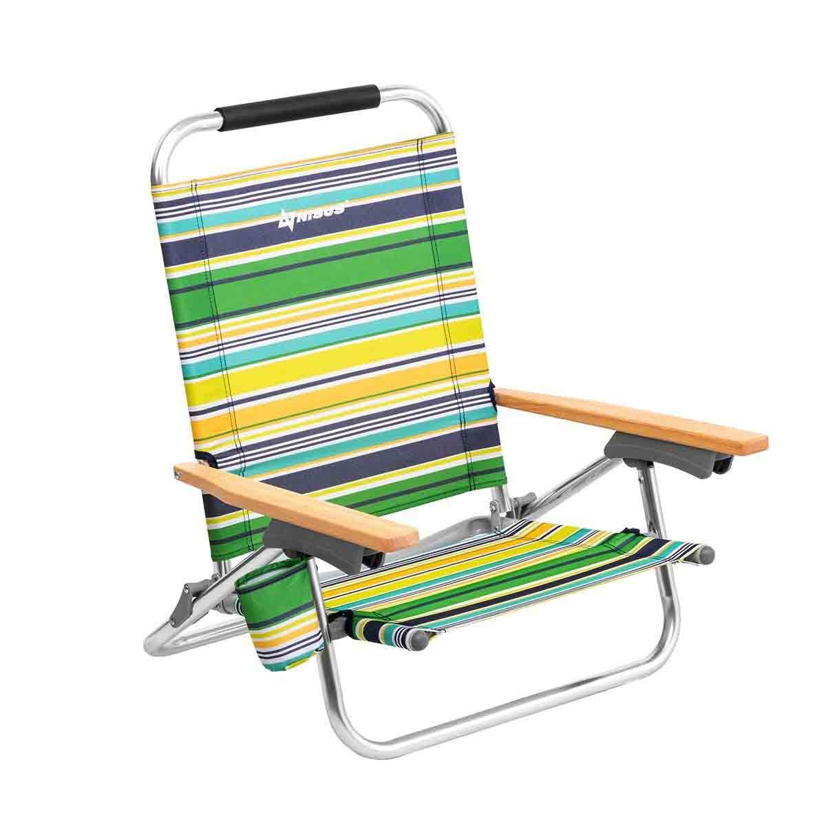 Backpack beach chair discount with cup holder