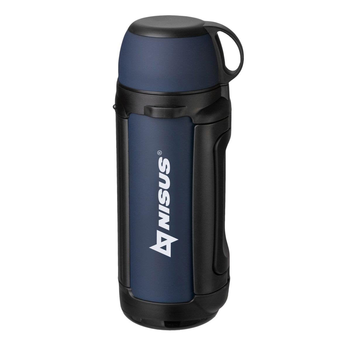 Hot and Cold Stainless Thermos Bottle with Black Handle 64 oz, Triple Wall Vacuum Insulated Stainless Steel