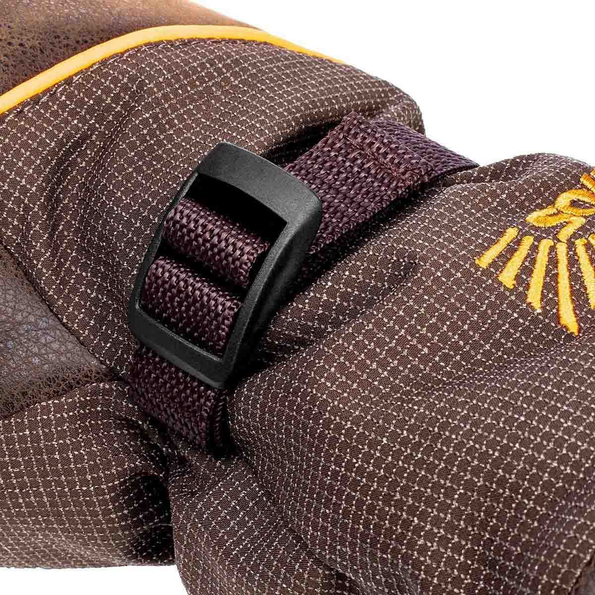 Kevlar Waterproof Tough Winter Sports Mittens for Men are equipped with elastic bands on the wrists