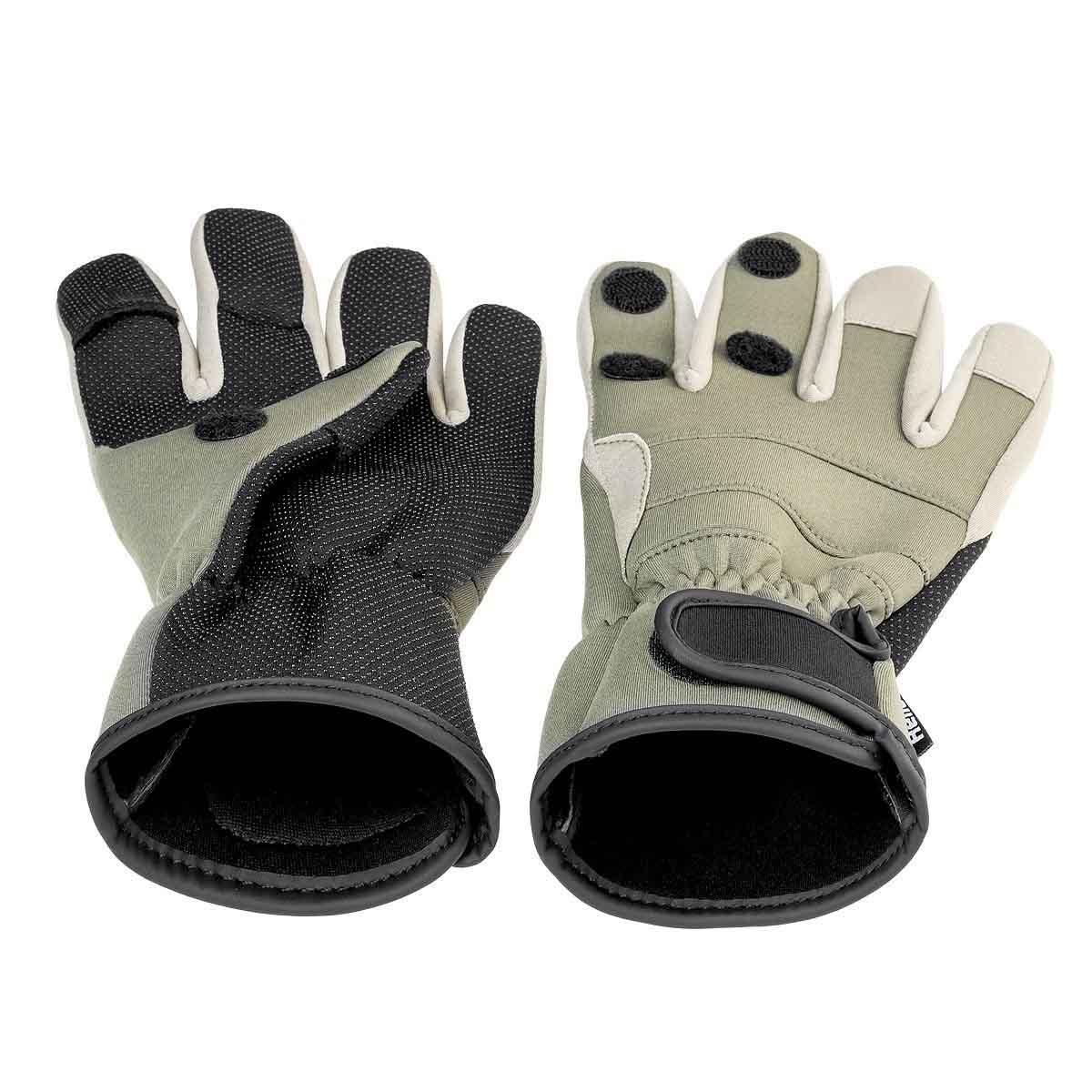 Neoprene Ice Fishing Waterproof Slit Finger Gloves