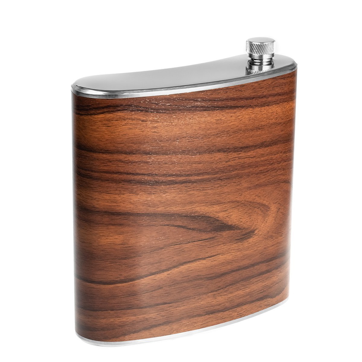 Stainless Steel Hip Alcohol Flask in Case 51 oz