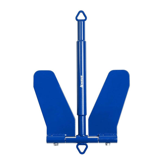 8.8 Lbs Danforth Anchor for Fishing, Canoe and Kayaking, Blue color