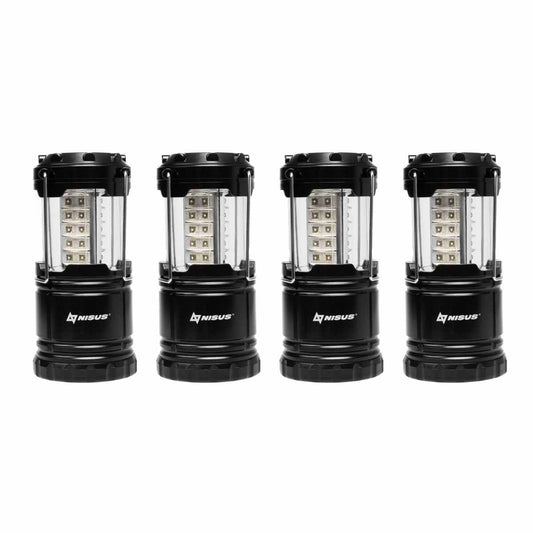LED Waterproof Mini 4 pack Collapsible Camping Lanterns