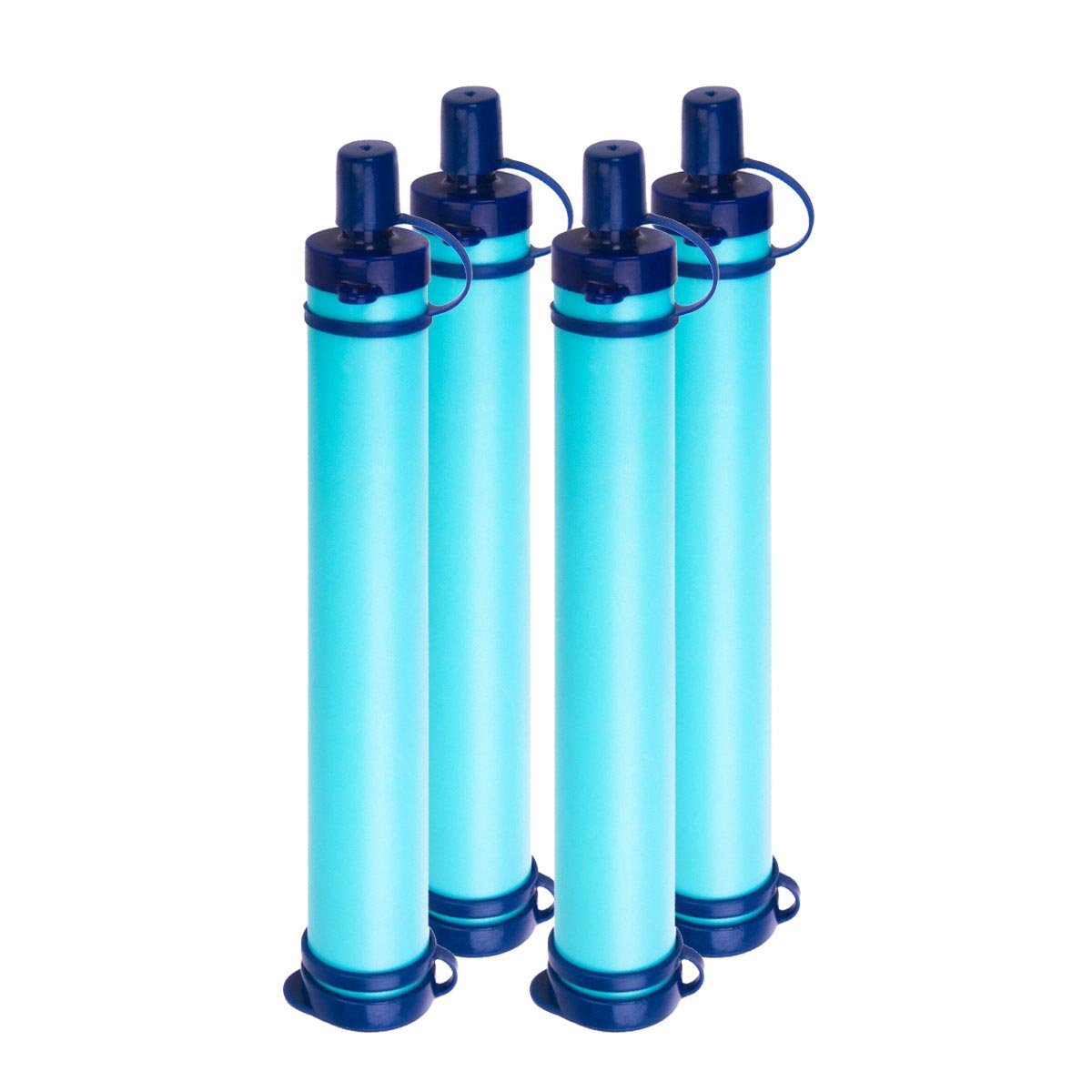 Portable Water Filter for Camping, Water Purifier, Set of 4