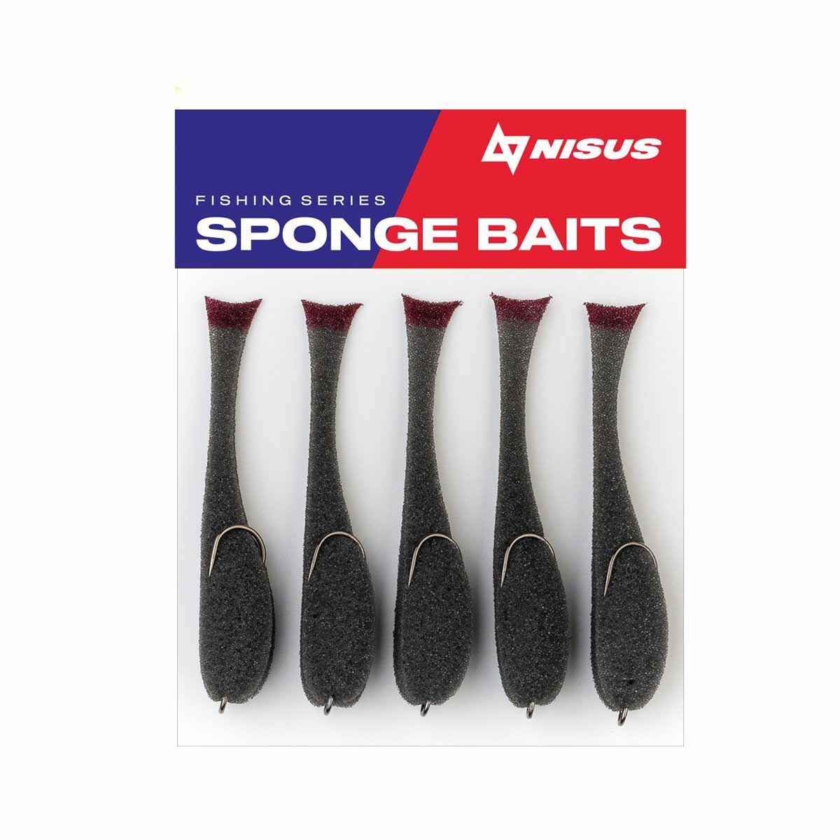Nisus 4.5 inch Sponge Bait Fishing Lure, pack of 5 – TONAREX