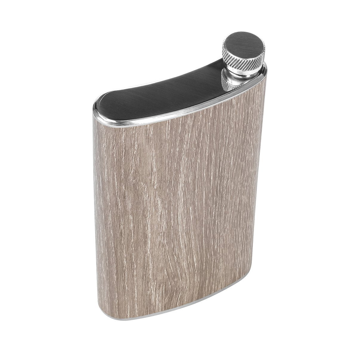 Stainless Steel Hip Alcohol Flask in Case 15 oz