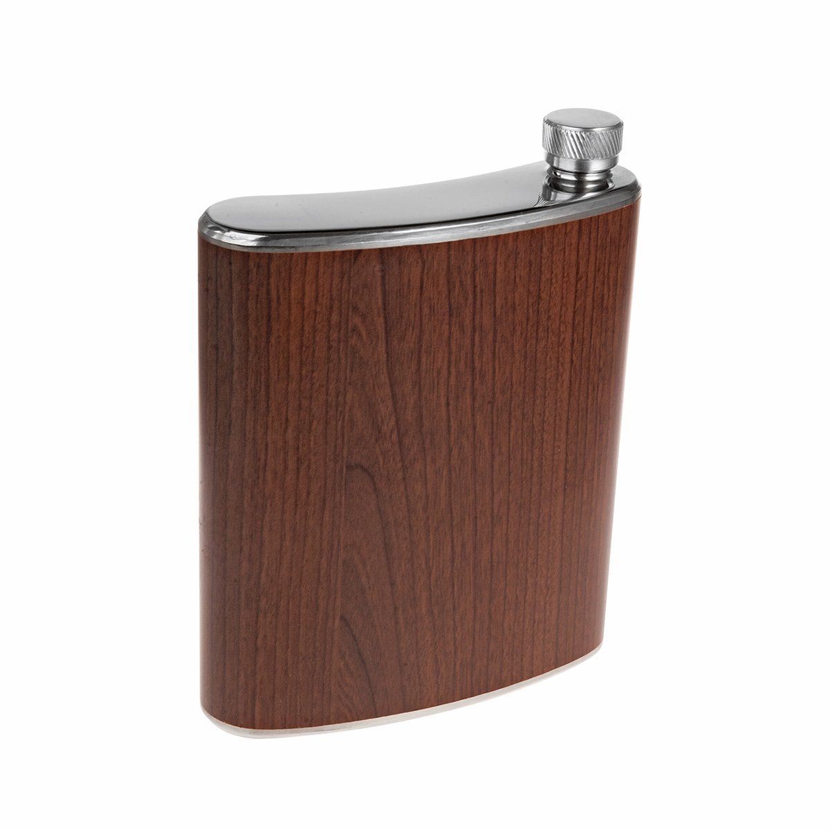 Stainless Steel Hip Alcohol Flask in Case 17 oz