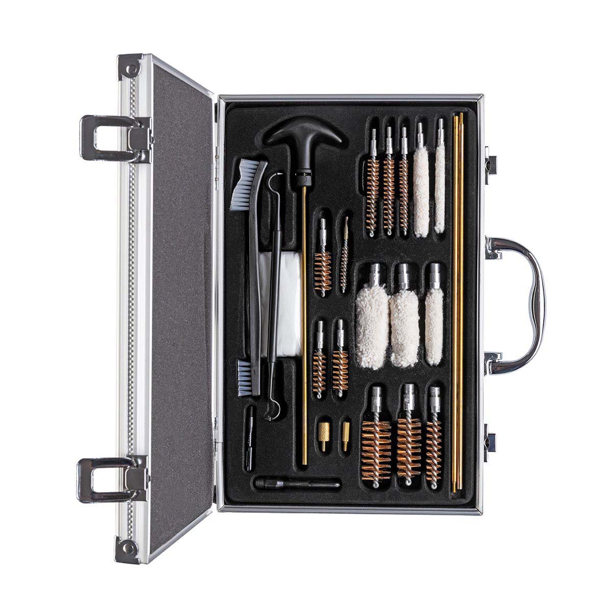 Universal Gun Cleaning Kit, 24 Items, Aluminum Case