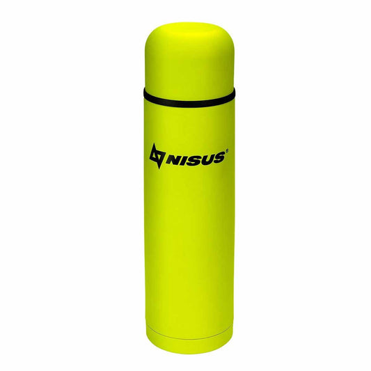 Portable Insulated Vacuum Flask with 2 Lid Cups, 25 oz, Limited Edition, Lime color