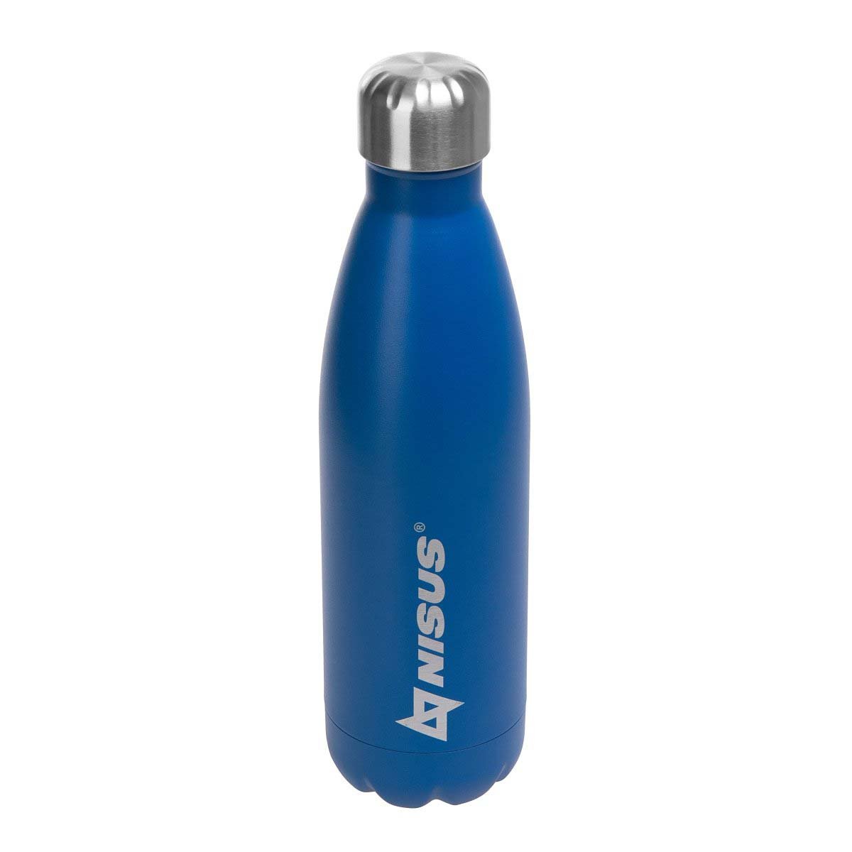 Stainless Steel Insulated Twist Top Water Bottle, 17 oz, blue