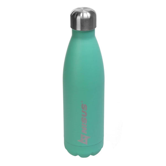 Stainless Steel Insulated Twist Top Water Bottle, 17 oz, turquoise