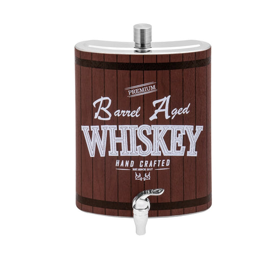 128 oz Large Stainless Steel Liquor Flask with Spigot
