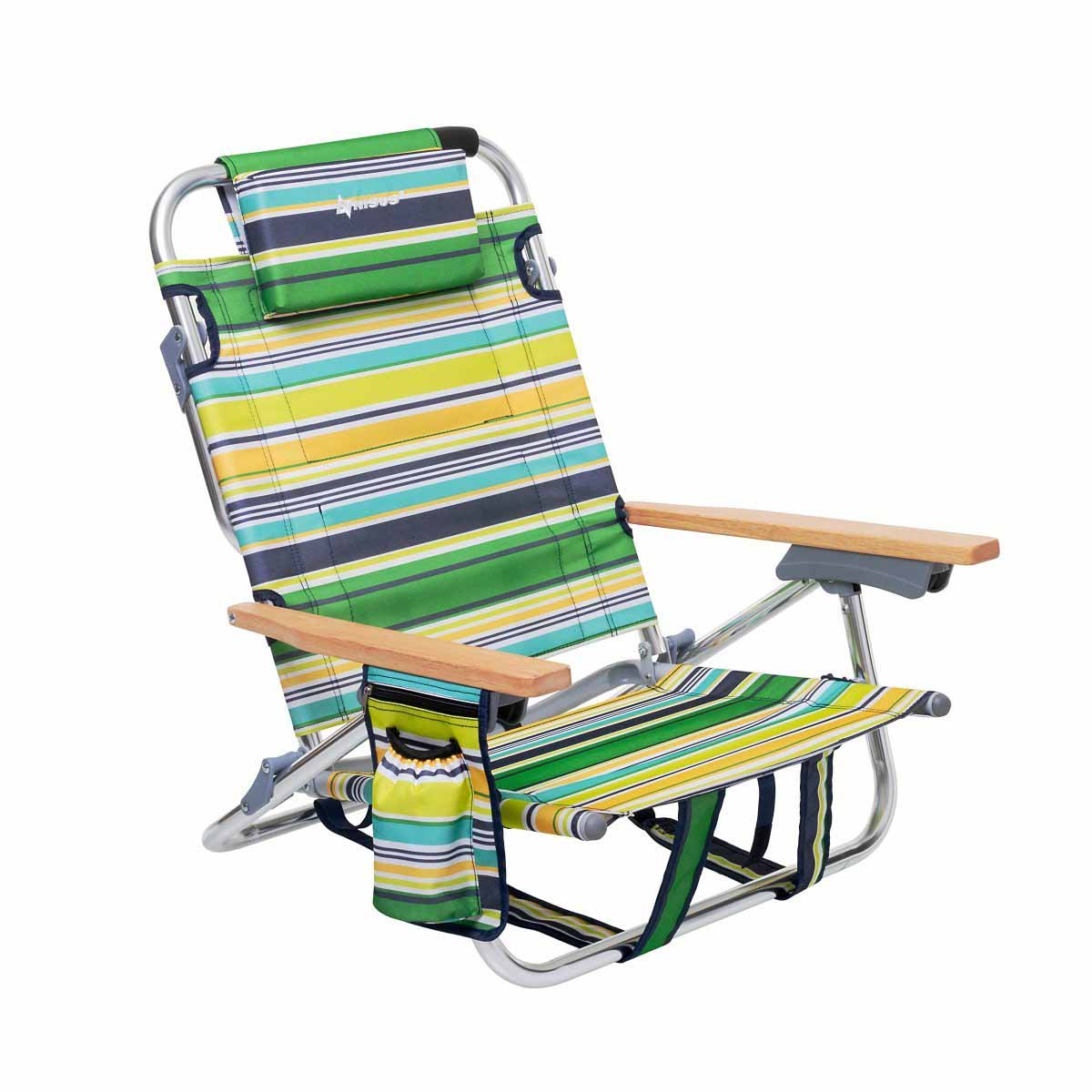 Backpack Beach Chair with Headrest