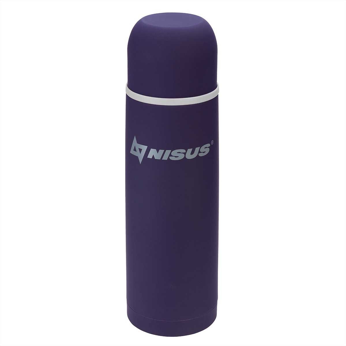 Compact Insulated Water Flask with Strainer, Purple, 33 oz