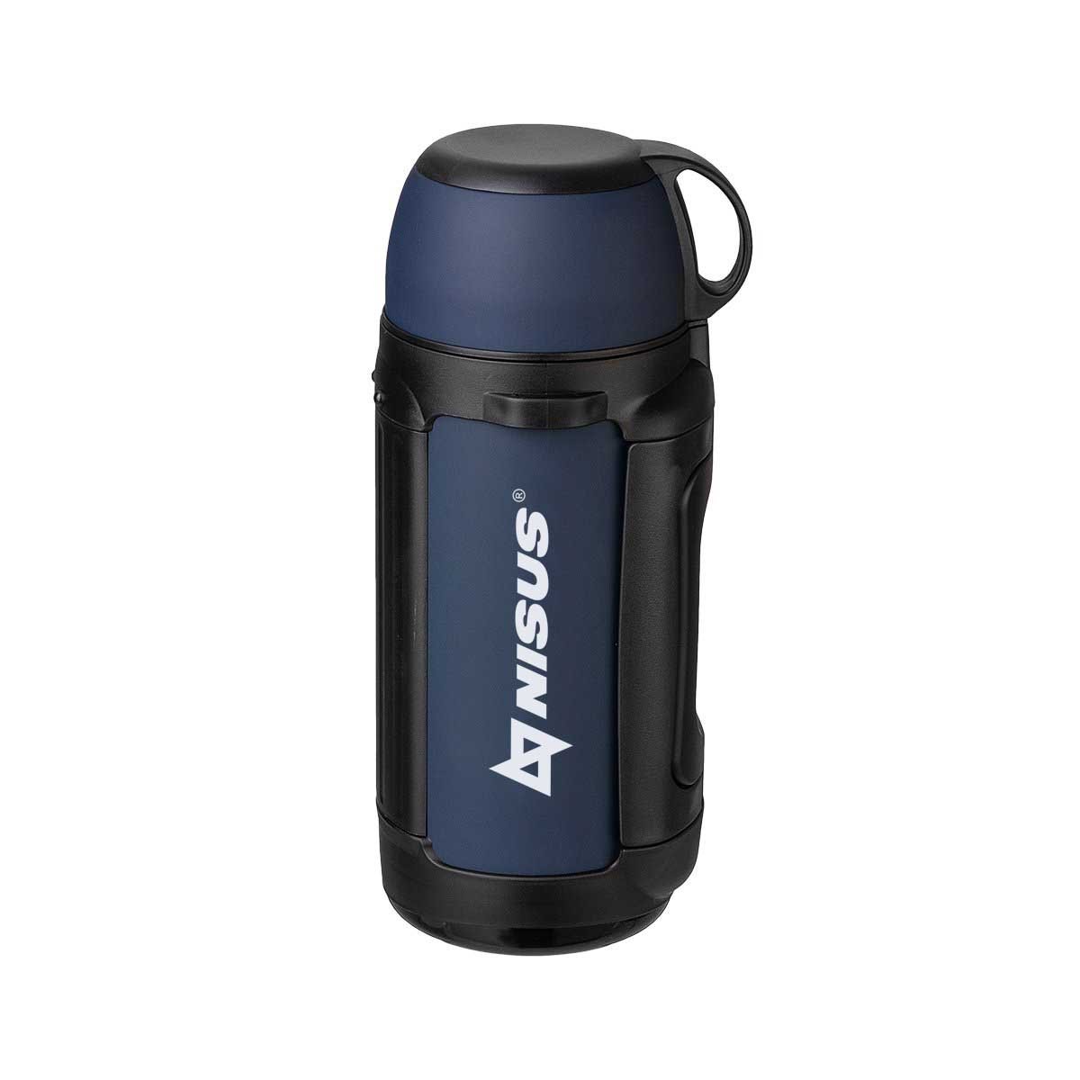Blue Large Insulated Water Flask with Handle, 47 oz