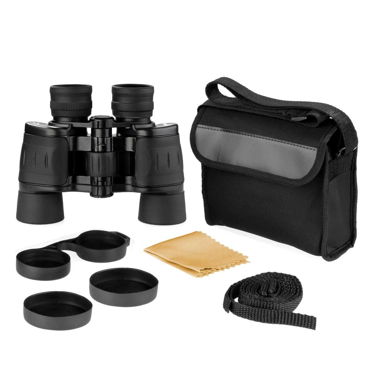 12x42 Black Large Binocular with a Carry Bag 