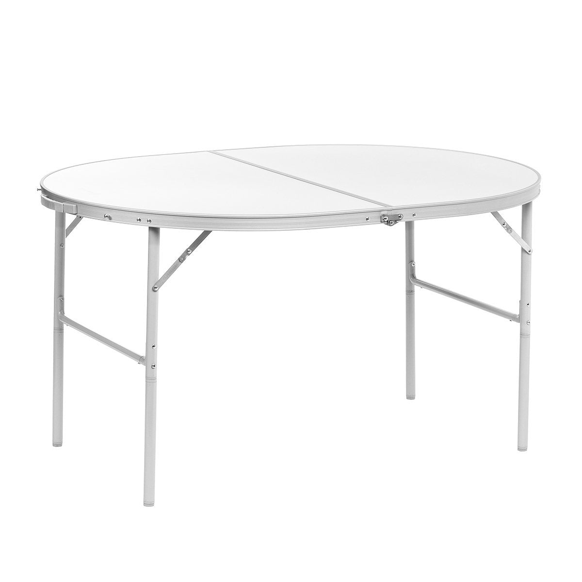 Oval Portable Aluminum Folding Camping Table