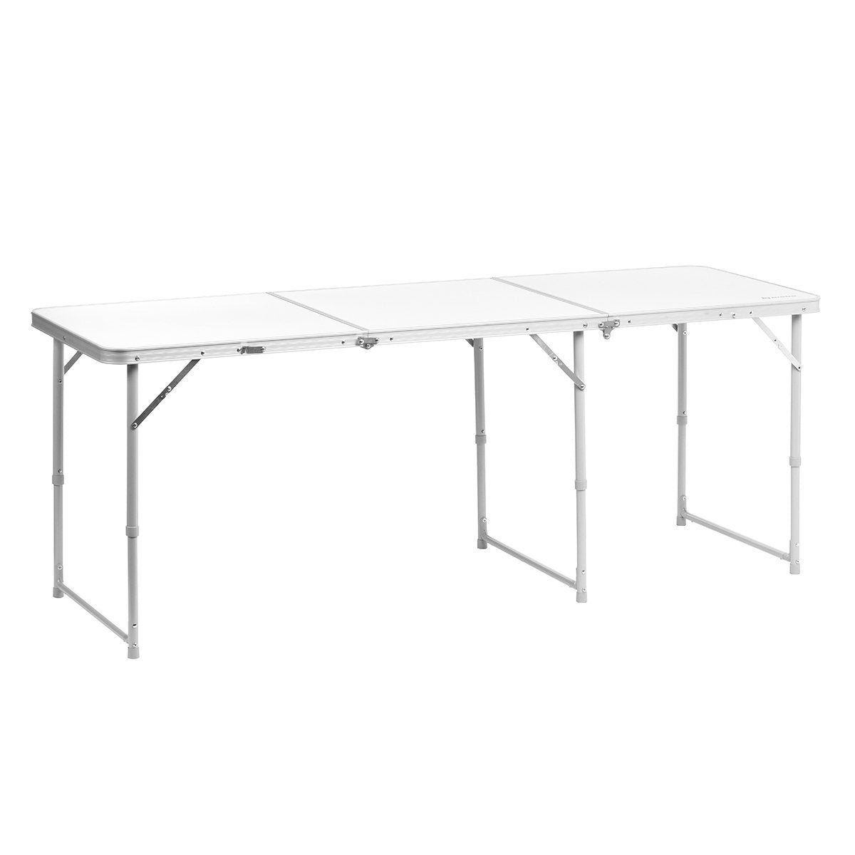 Large Three-Section Aluminum Folding Camping Table