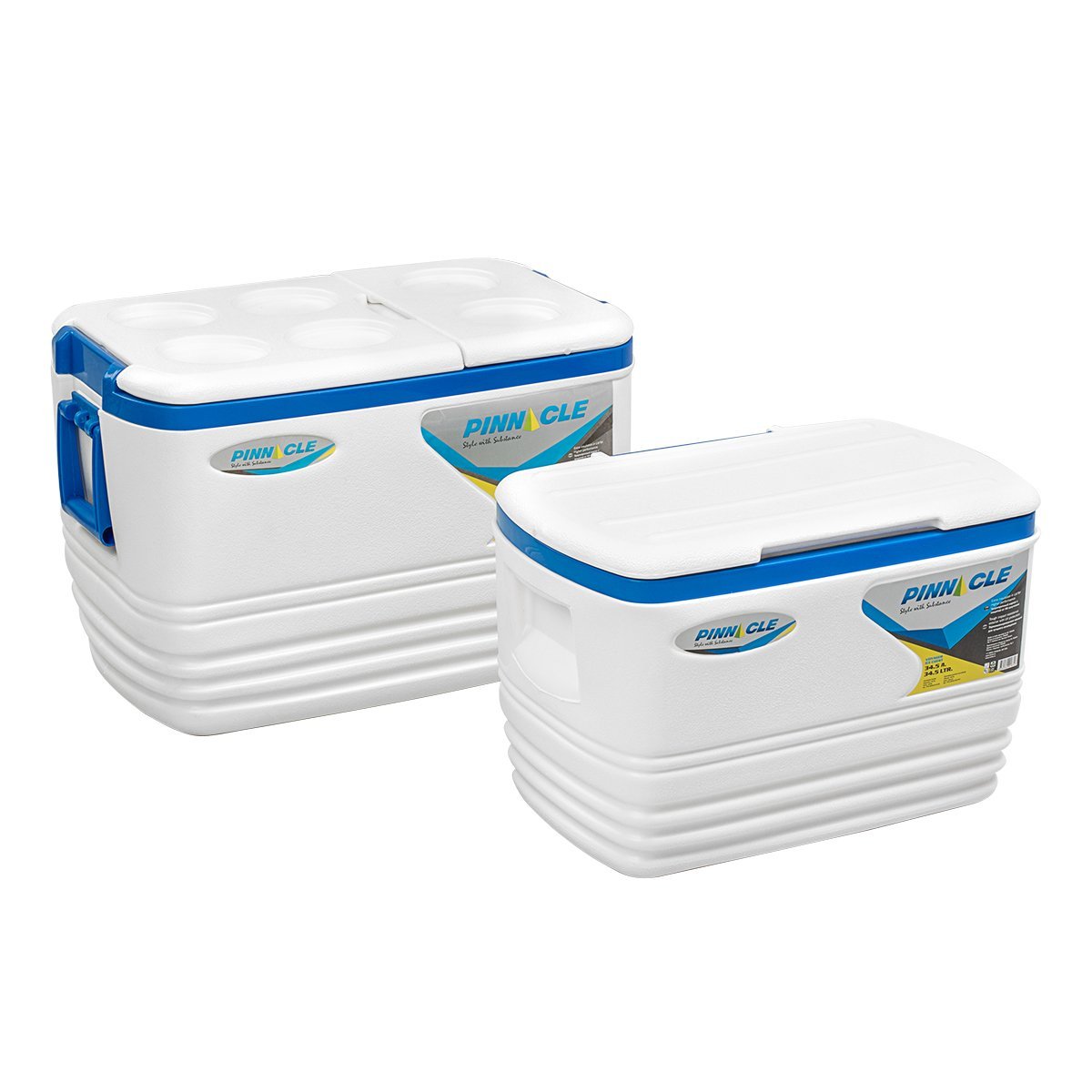 Voyager Large Hard Side Ice Chest Set, 36 qt and 60 qt