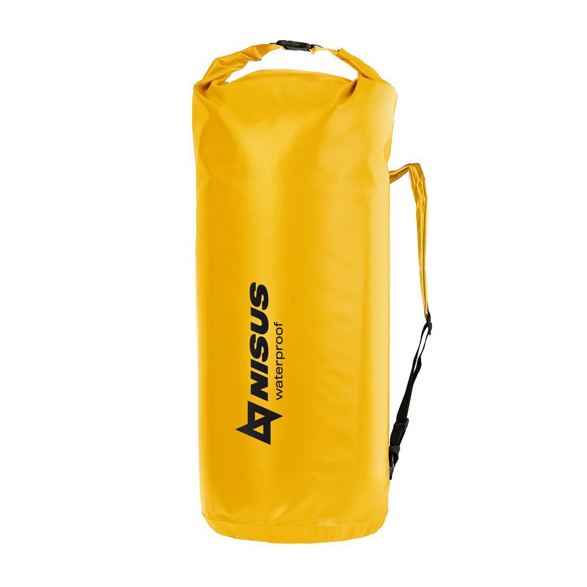 70L Waterproof Large Dry Bag, Backpack with Shoulder Straps, Yellow