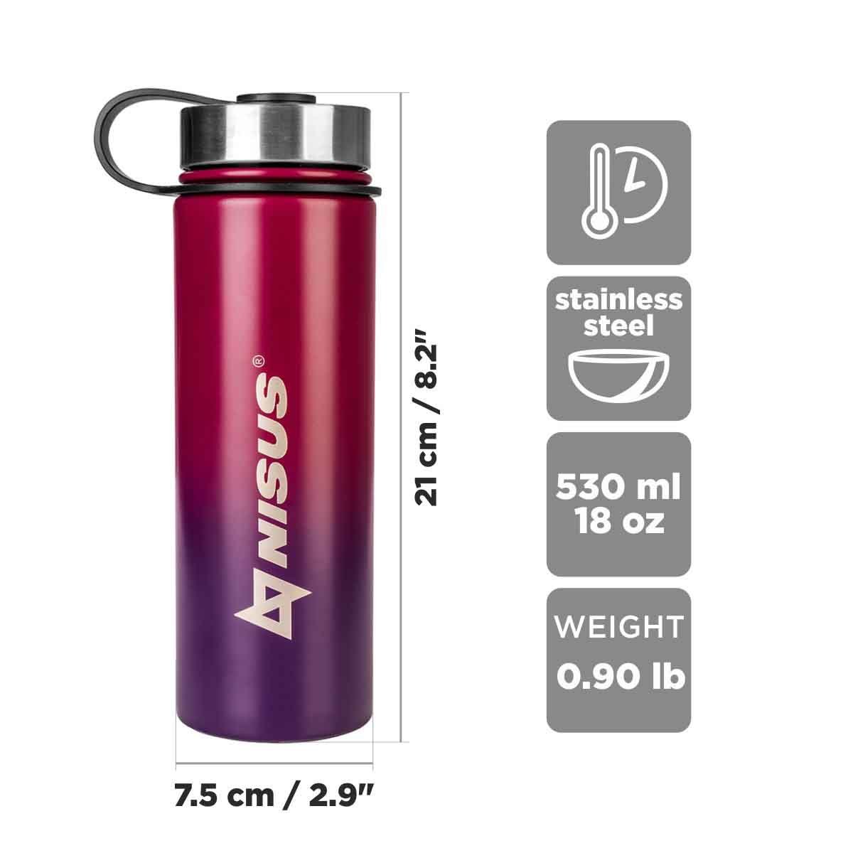 Coffee Thermos 500ml Water Bottle Portable Thermal Travel Sports Mug In-Car  Insulated Cup Stainless Steel Vacuum Flasks Double Layer Stainless Steel  Vacuum Flas…