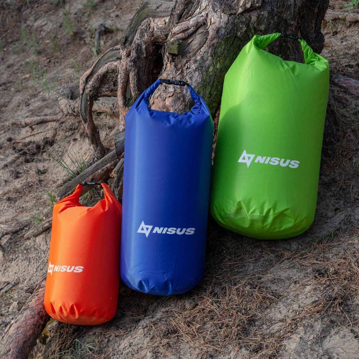 10, 20, 30 L Polyester Waterproof Dry Bags for Fishing, Kayaking
