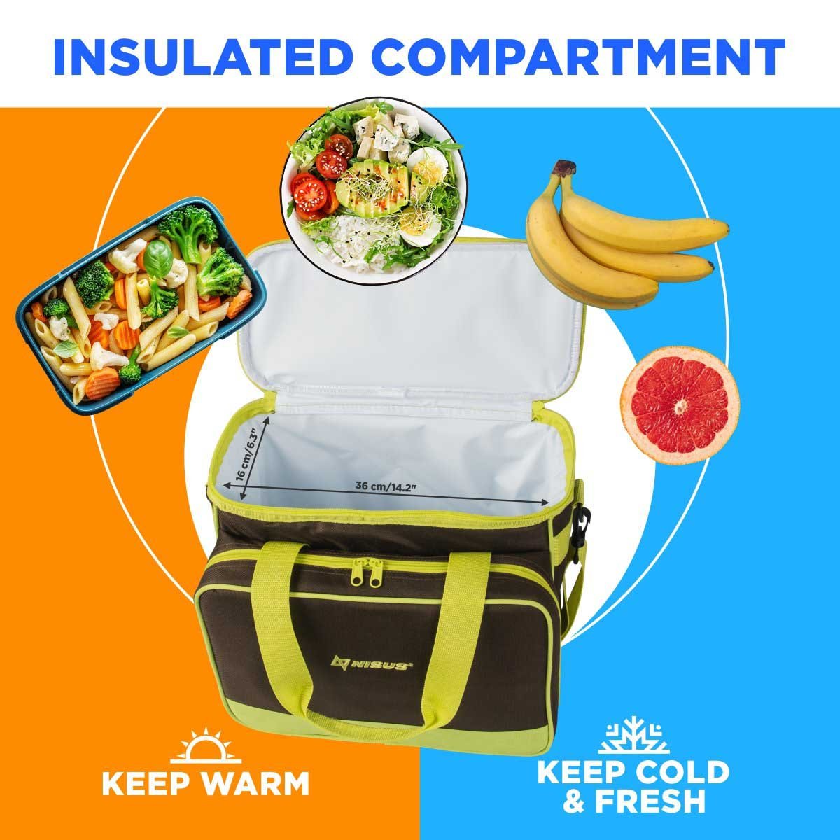 Two-Person Picnic Set with Insulated Compartment