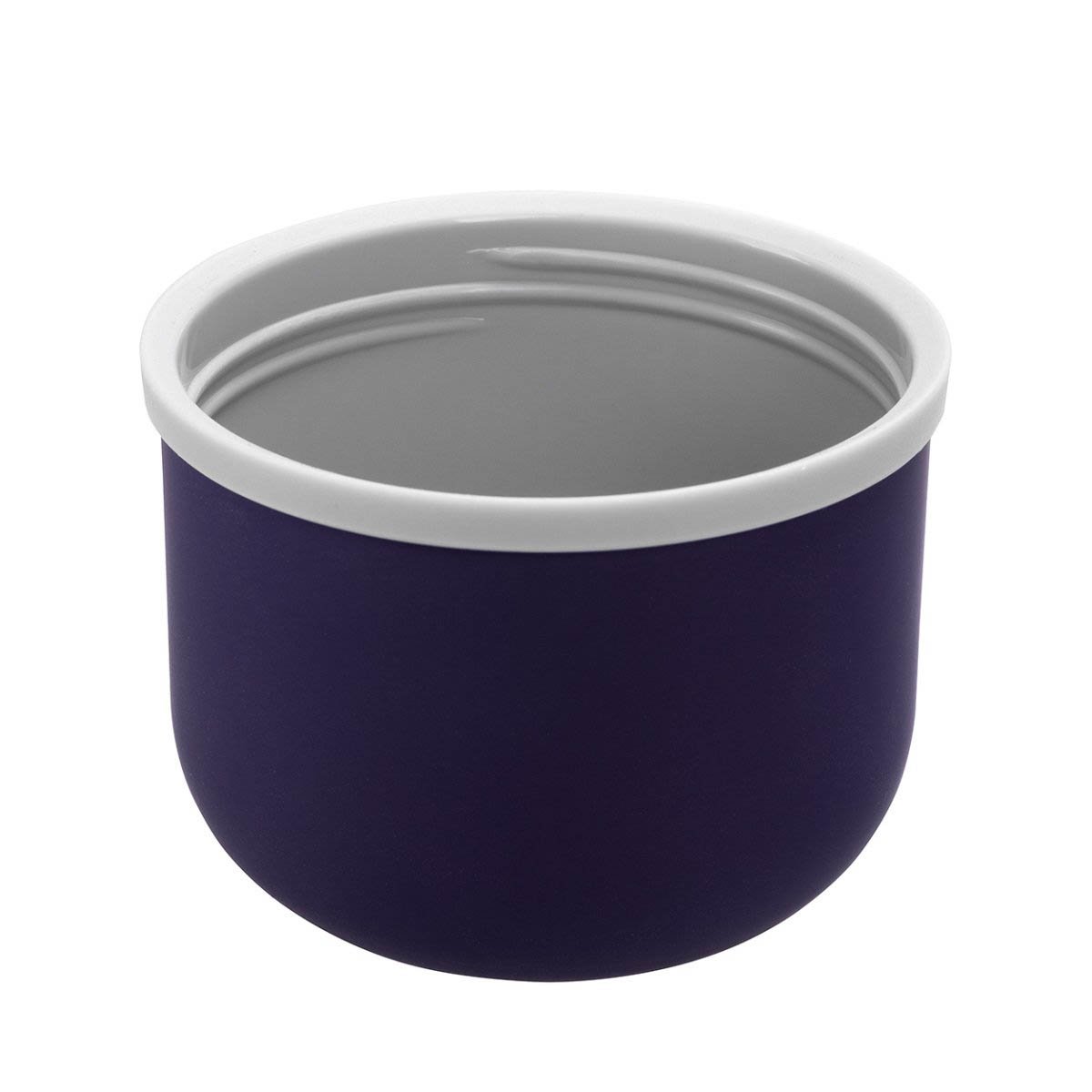 A purple lid cup