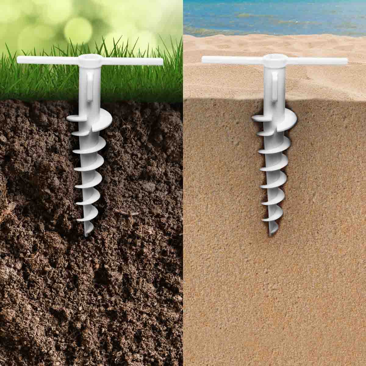 Plastic Beach Umbrella Sand Anchor, Umbrella Stand Holder could be used either in sand or on the ground