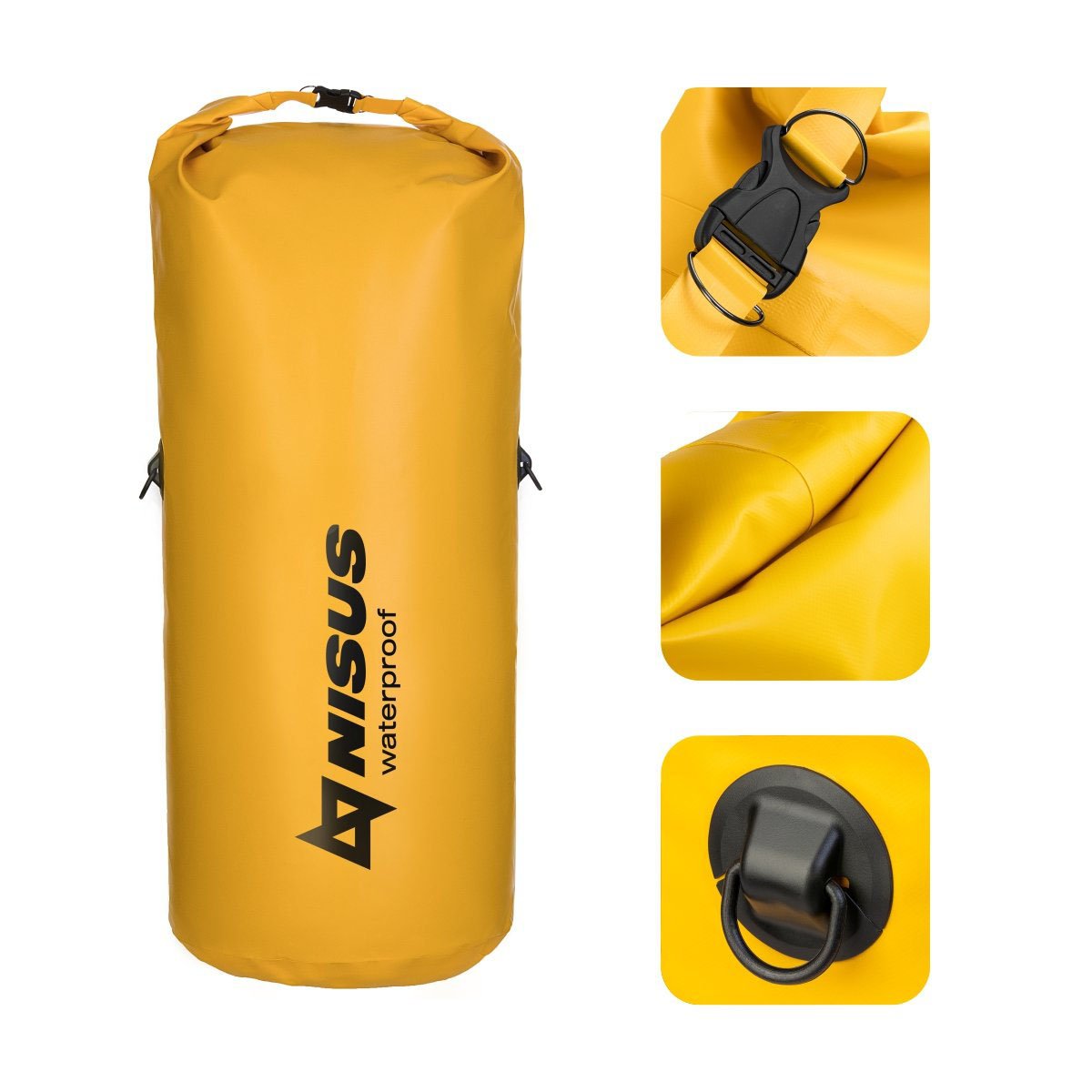 160 L Waterproof Extra Large Dry Bag, Yellow