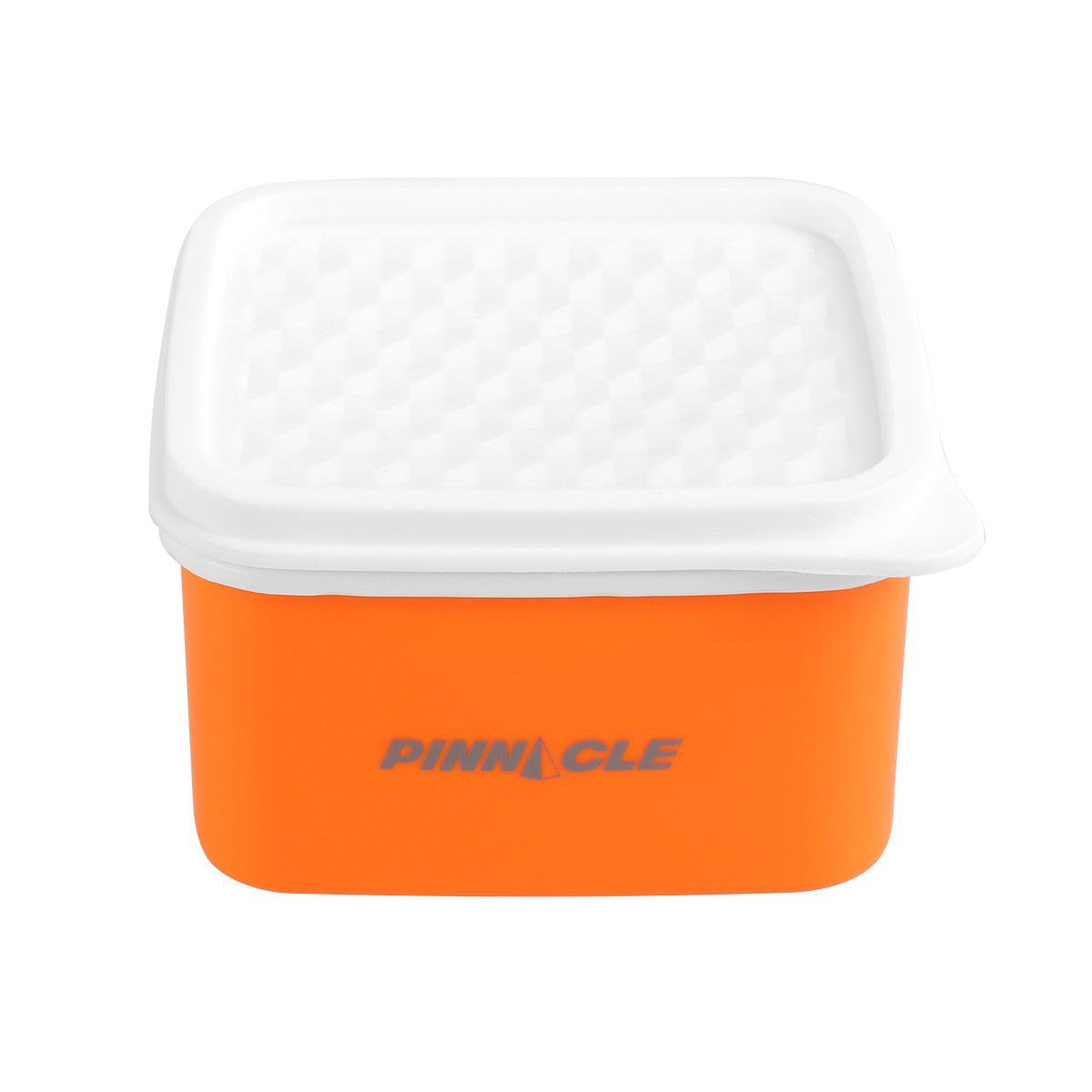 Pyramid Set of 3 Orange Plastic Lunch Containers | Insulated Bag