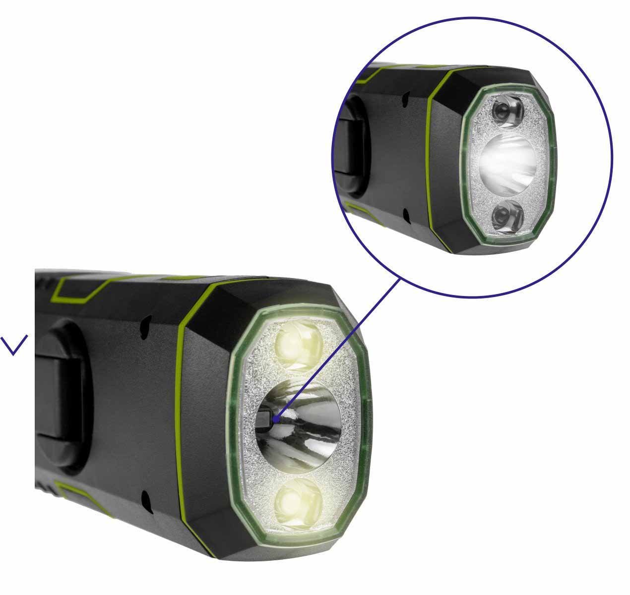 Portable Micro USB Radio Lantern is featuring different light configurations