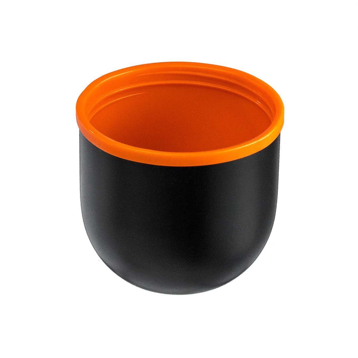 A black lid cup