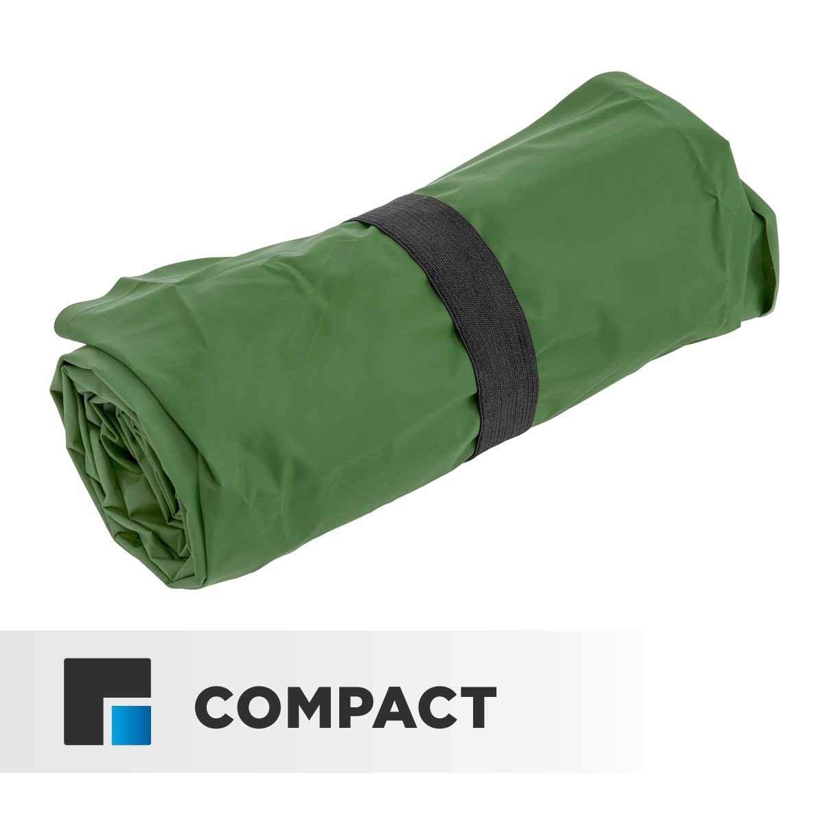 2-inch Waterproof Camping Self Inflating Sleeping Pad is easy to roll up and compact