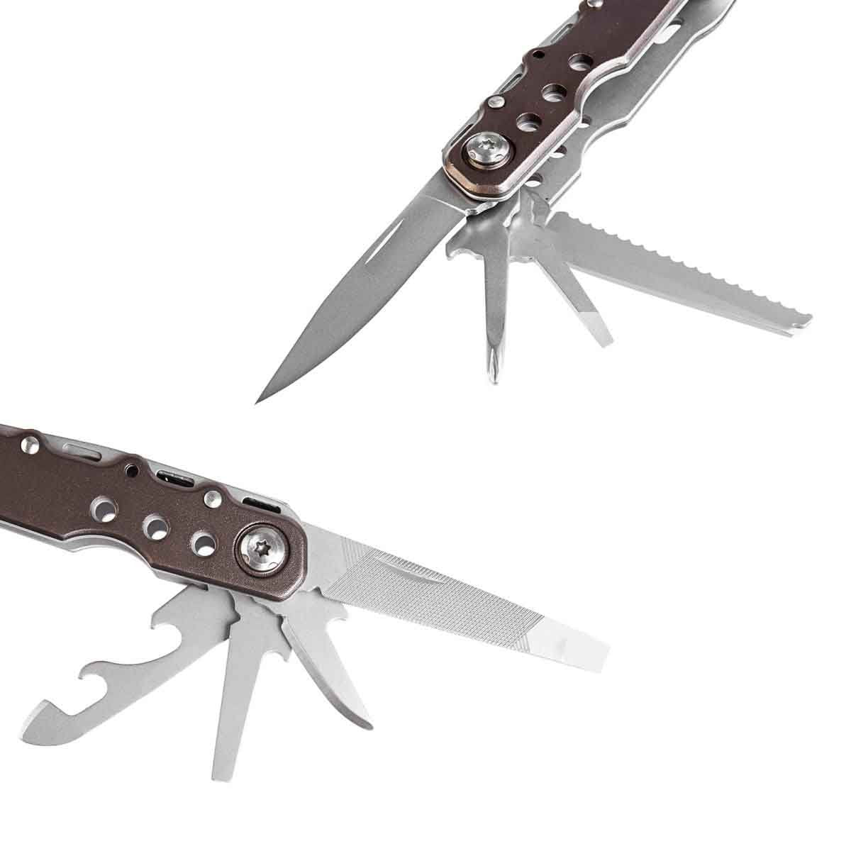 Compact 7-in-1 Pliers Multitool for Home and Outdoor