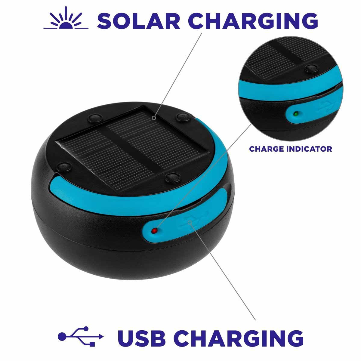 Solar Rechargeable Collapsible LED Lantern with Power Bank