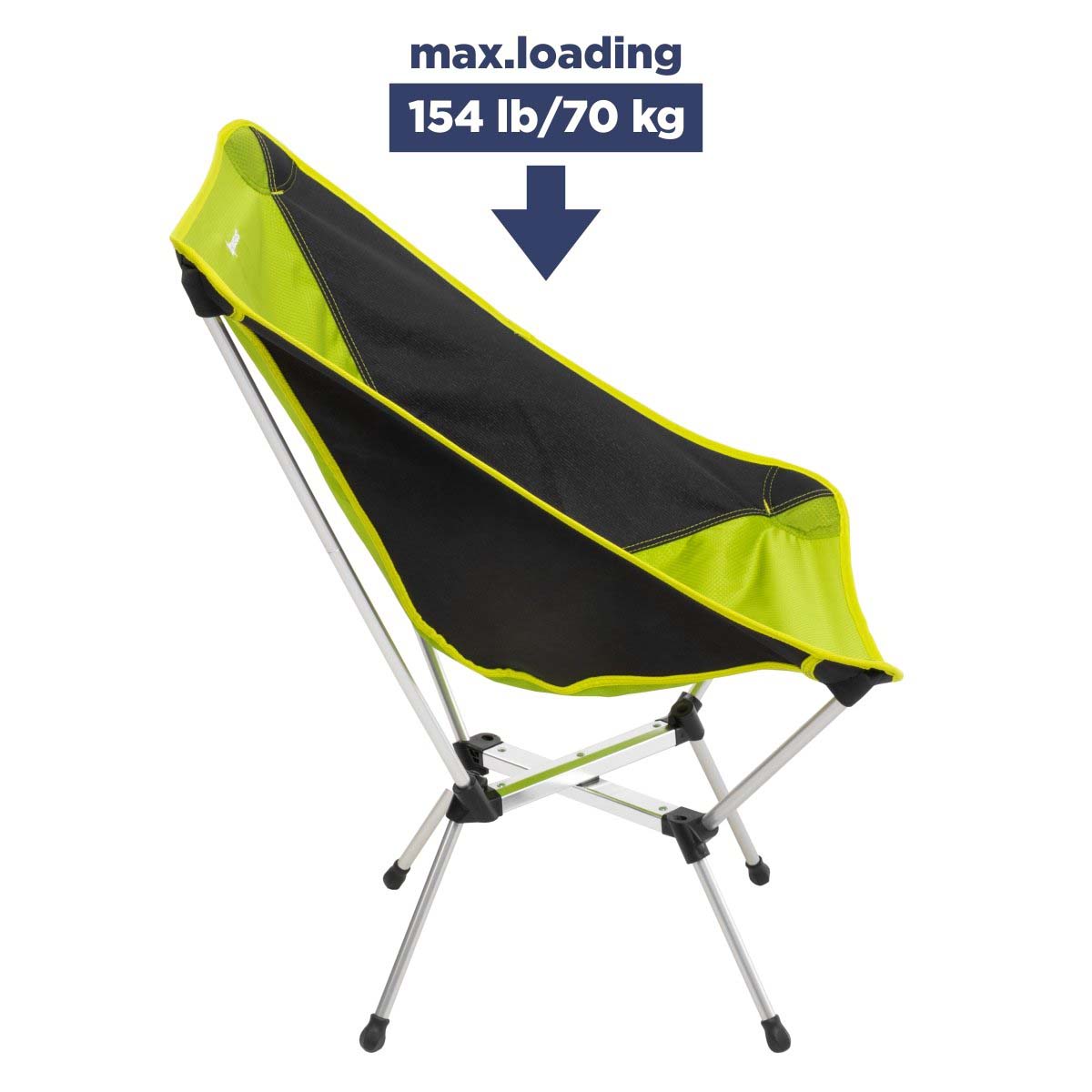 Ultralight High Back Folding Camping Sling Chair