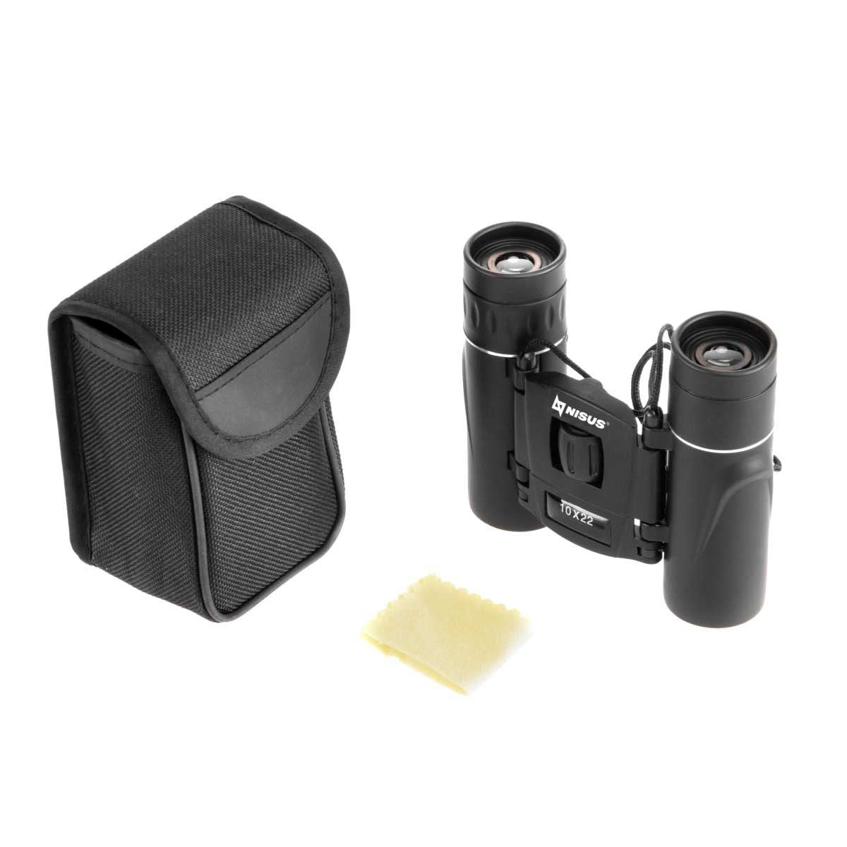 10х22 Nisus Mini Binocular with Storage Case