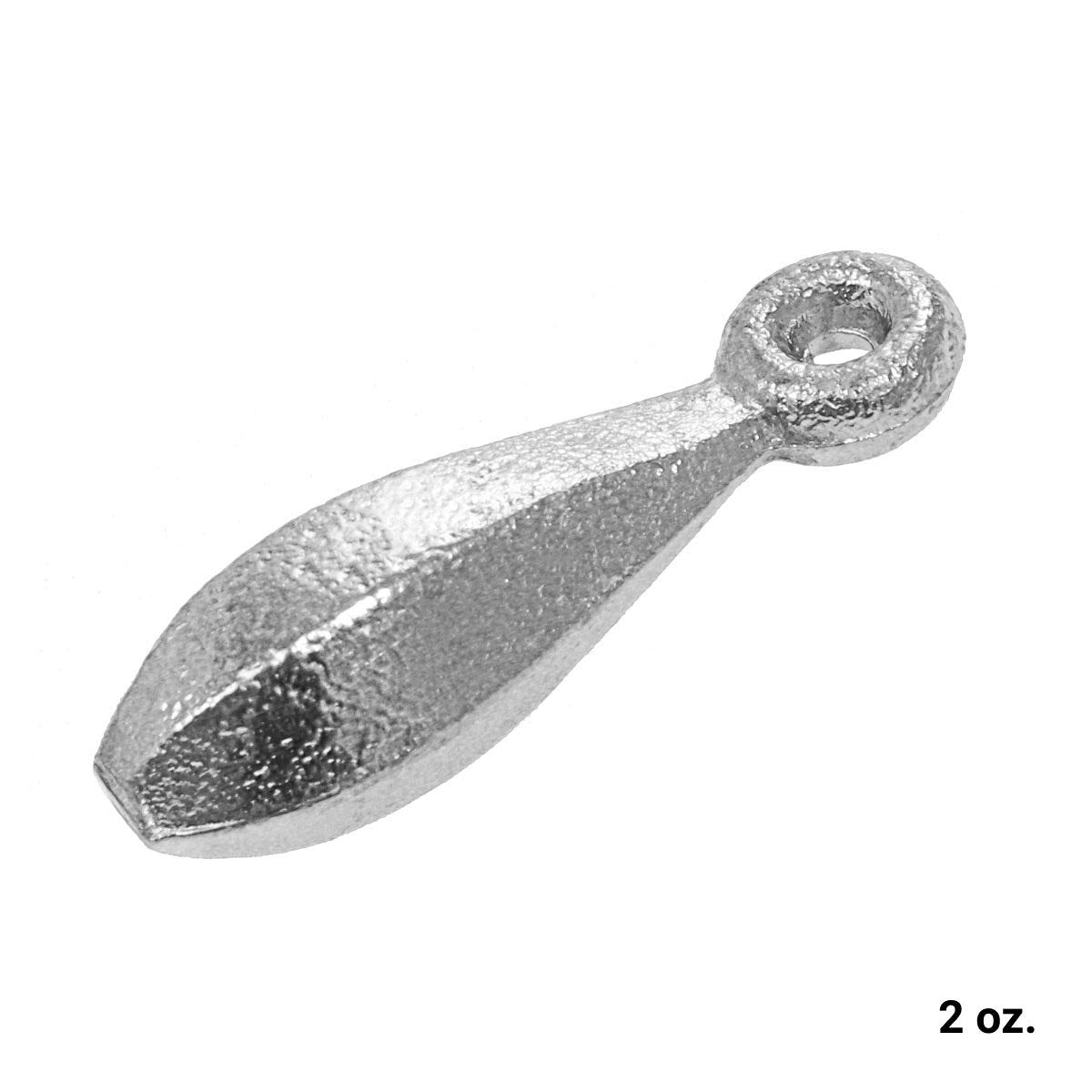 Pin Lead Sinker for Fishing, Freshwater and Saltwater Fishing Weight (1 oz, 2 oz, 5 oz)