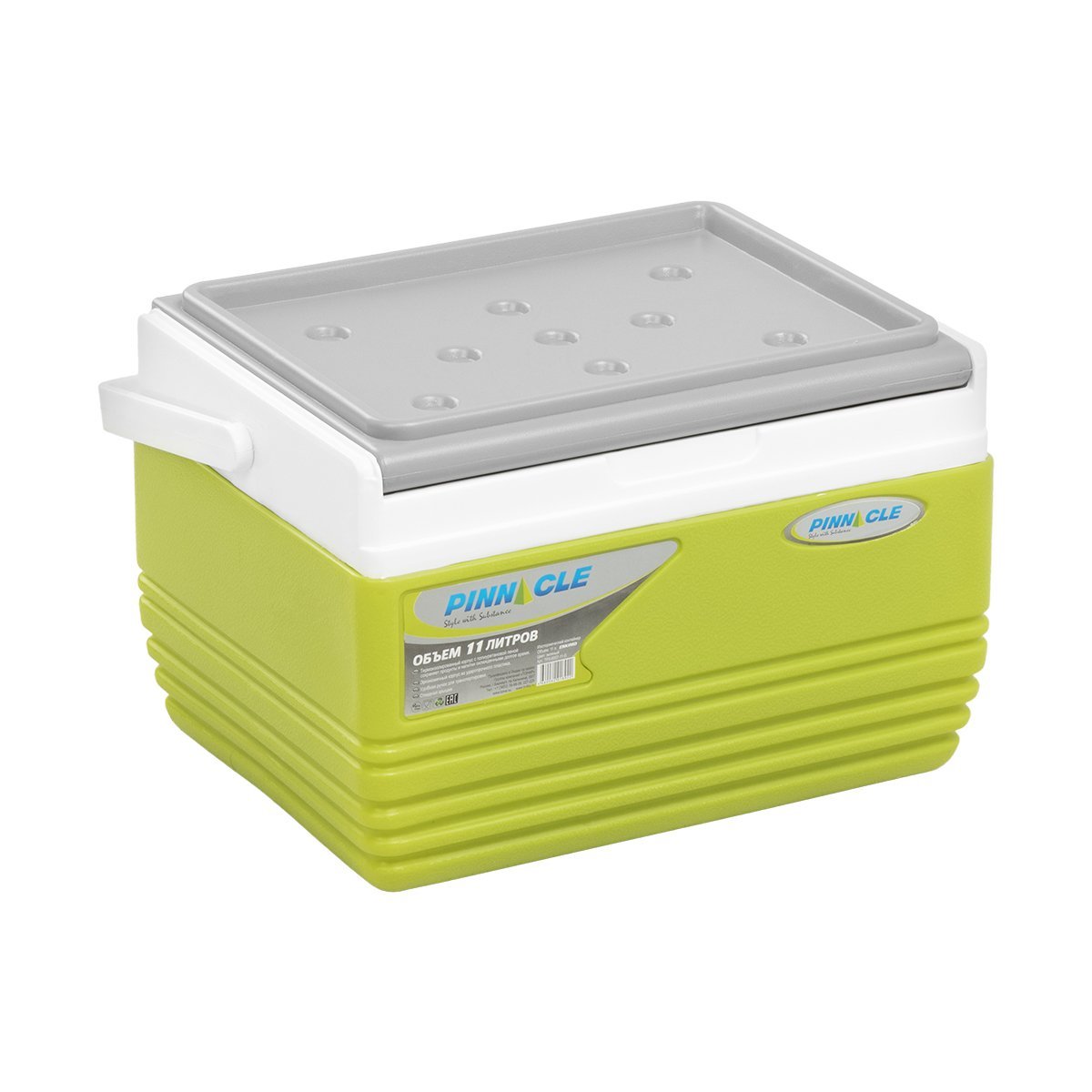 Eskimo Portable Hard-Sided Ice Chest for Camping, 11 qt, Green