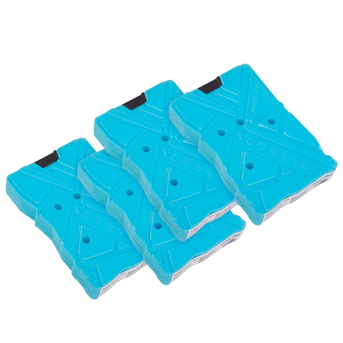 Set of Four Ice Bricks for Coolers | Cool Bags |  Ice Chests | 600 ml | CLEARANCE