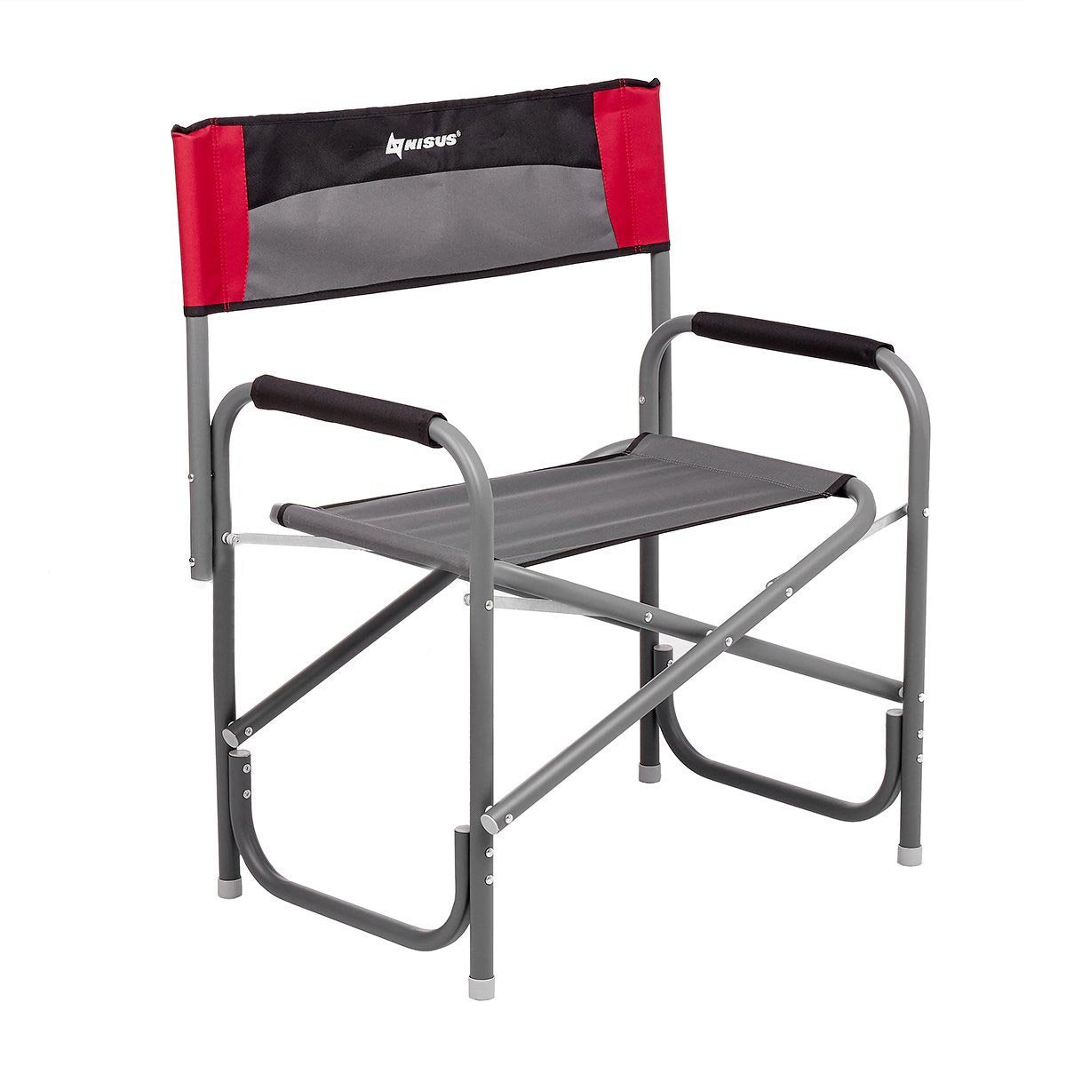 NISUS Big Folding Aluminum Directors Chair for Camping - Oversized
