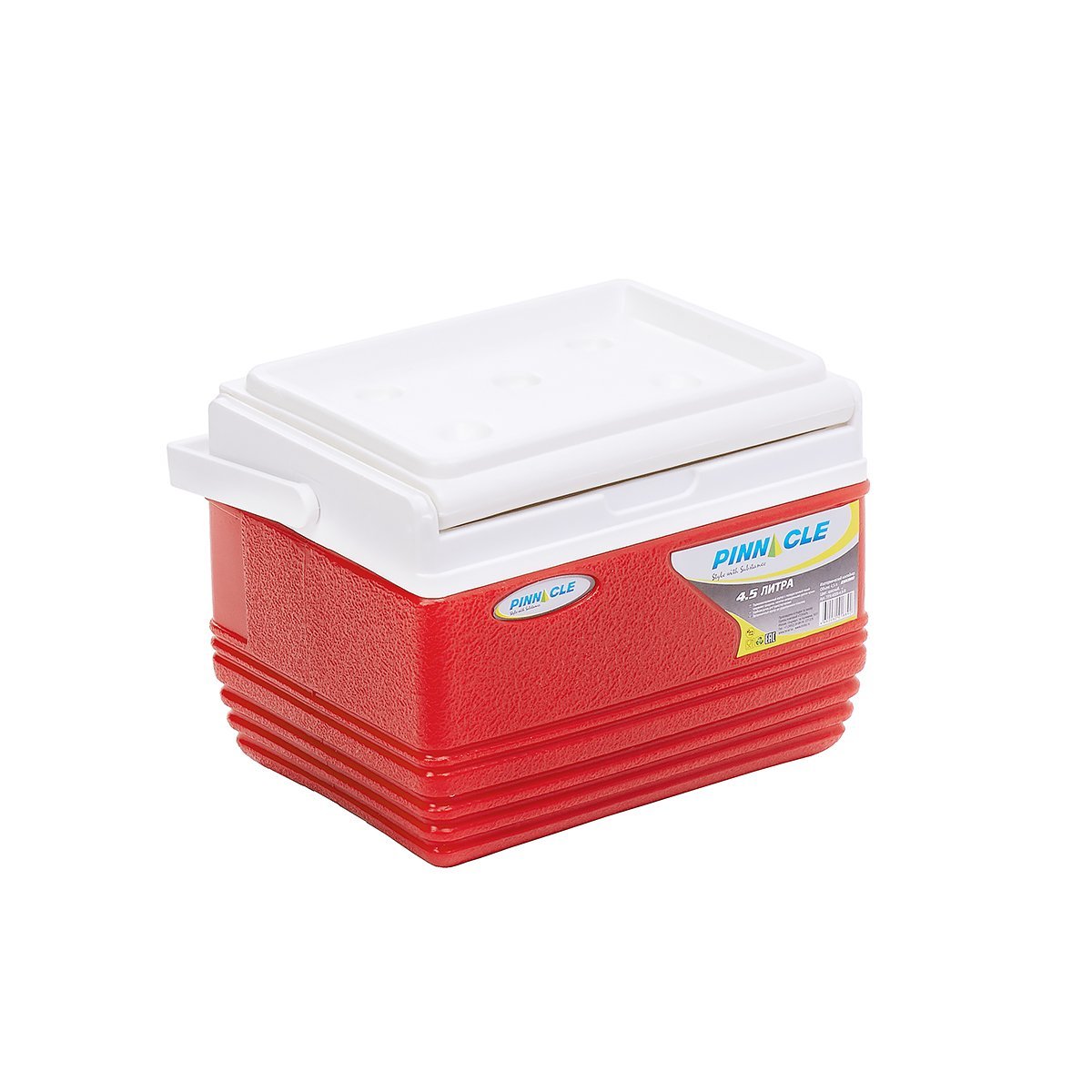 Eskimo Portable Hard-Sided Ice Chest for Camping, 4 qt, Red