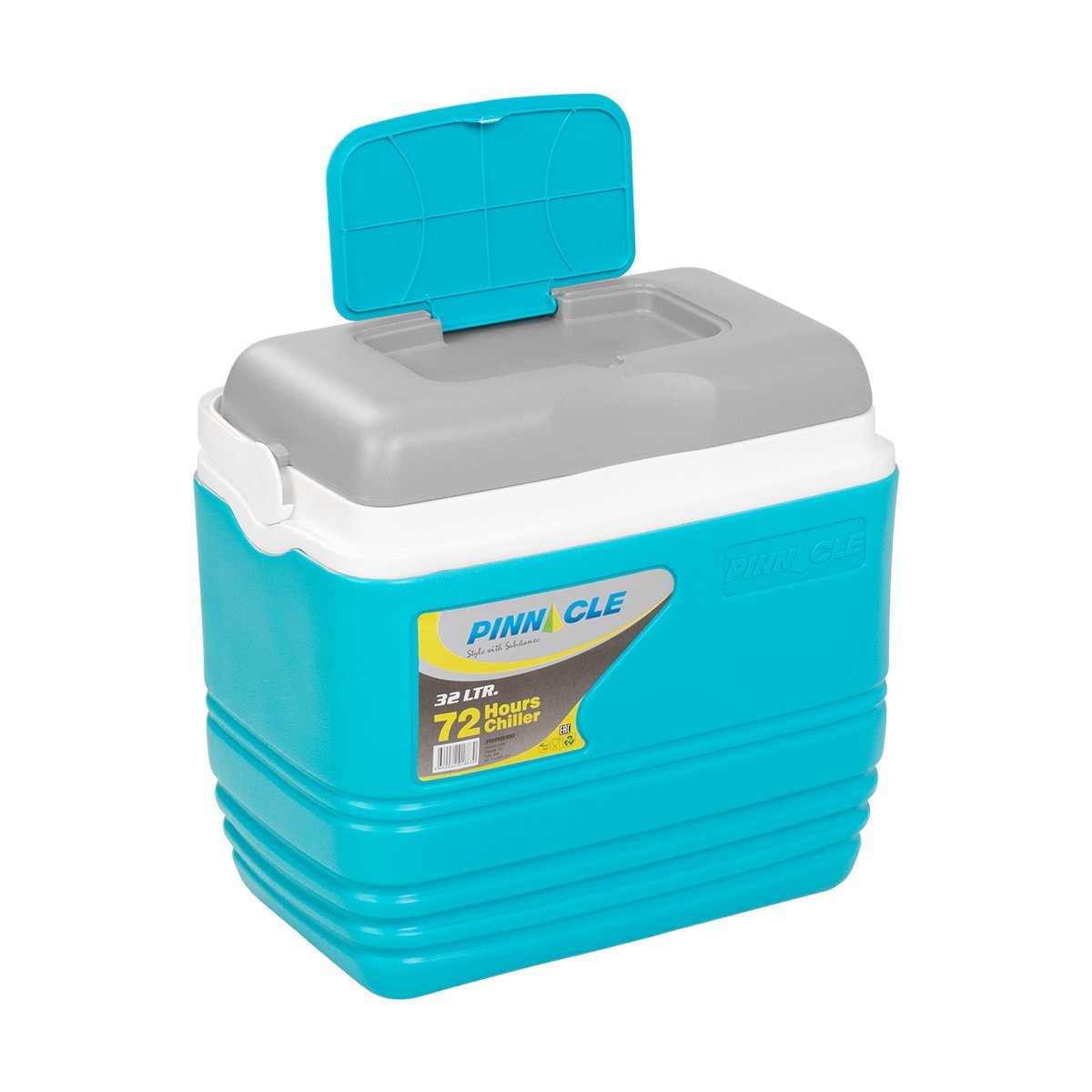 Primero Portable Camping Ice Chest with Lid Cup Holders, 33 qt with an extra storage space in the lid