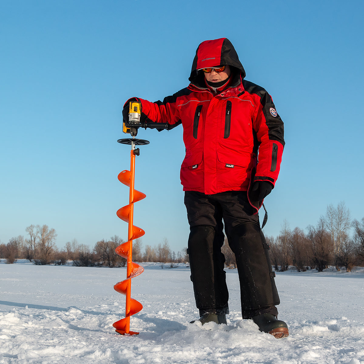 Professional Ice Fishing Auger Drill Bit | Essential Ice Fishing Gear for Ice Anglers