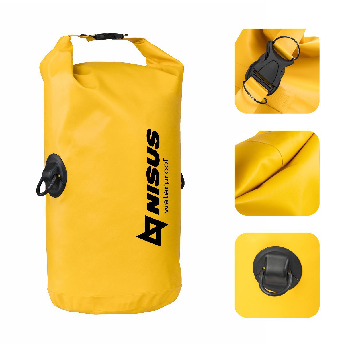 50 L Waterproof Spacious Dry Bag, Yellow